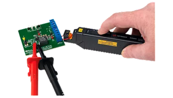 A Keysight N7026A current probe 