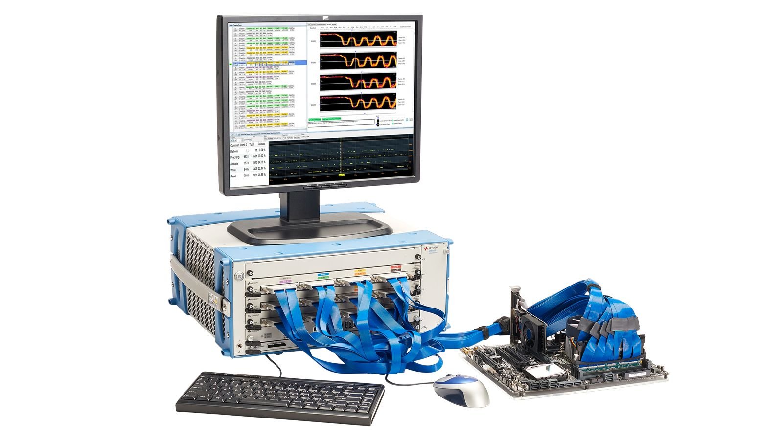 Keysight U4164A Logic Analyzers Logic Analyzer Module / 136 Channels / 12.5  GHz Timing Zoom / 5 GHz Timing / 350 MHz Base