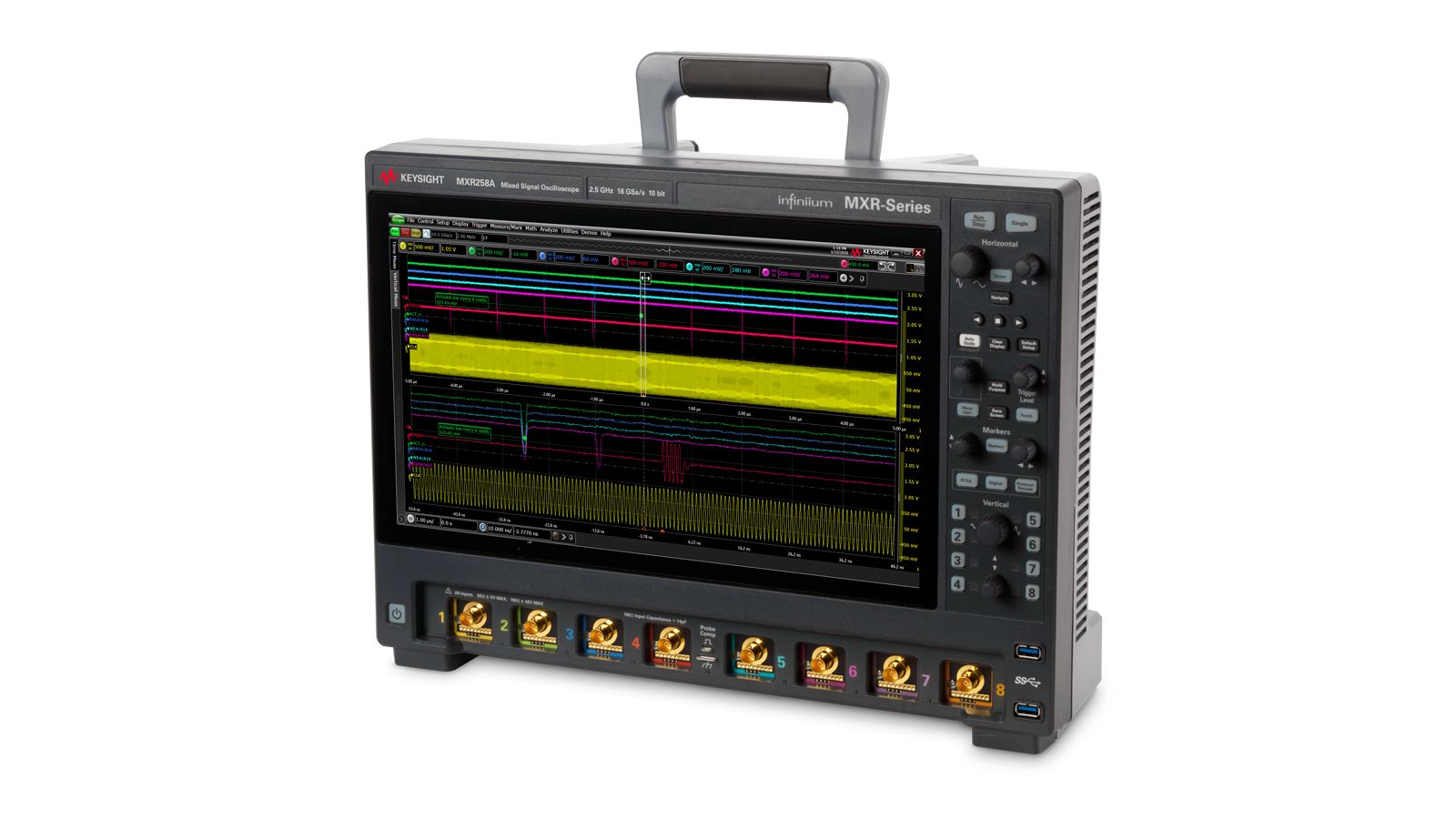 Keysight MXR258A Infiniium MXR-Series Real-Time Oscilloscope / 2.5 GHz / 16 GSa/s / 8 Channels