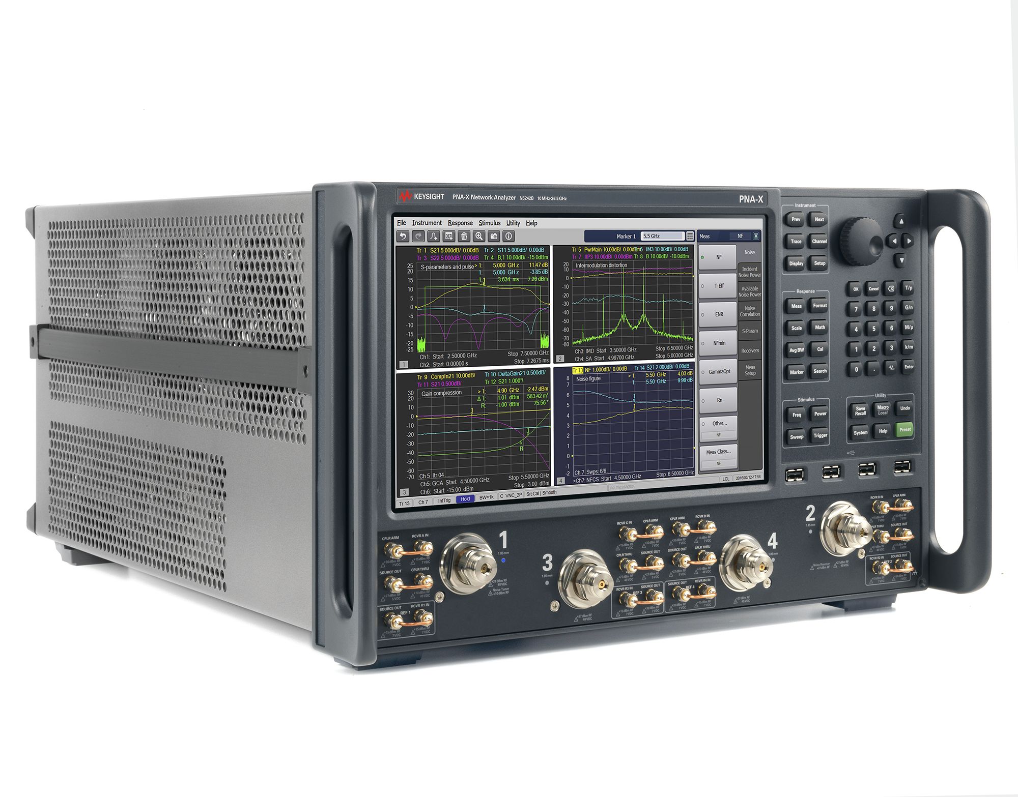 Keysight N5242B-423 Network Analyzers PNA-X Microwave Network Analyzer /  900 Hz/10 MHz to 26.5 GHz / 4-port