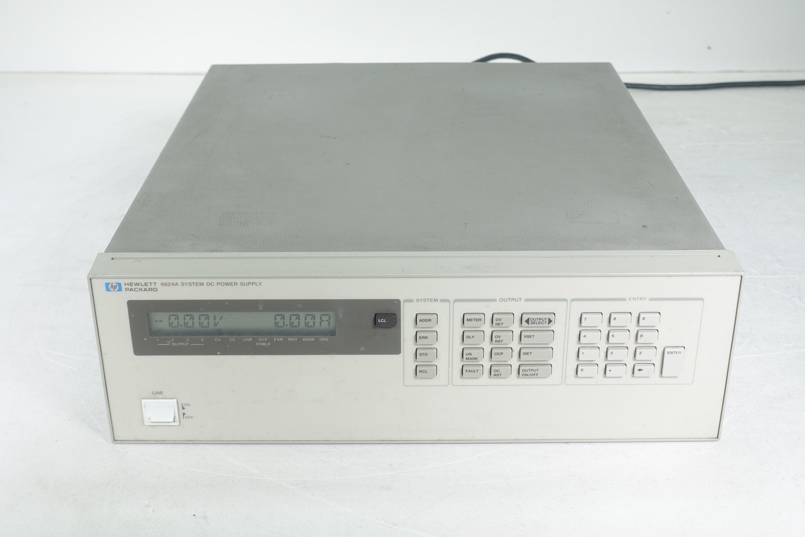 Keysight 6624A DC Power Supply / Quad-Output / 2 Outputs at 7V/5A / 2 Outputs at 20V/2A / GPIB