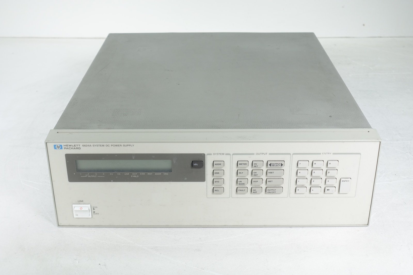 Keysight 6624A DC Power Supply / Quad-Output / 2 Outputs at 7V/5A / 2 Outputs at 20V/2A / GPIB