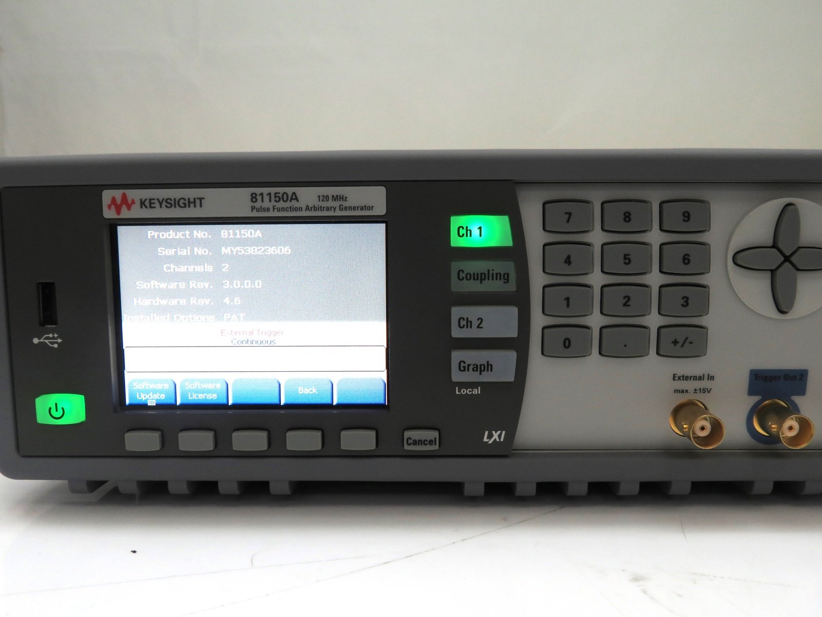 Keysight 81150A-002 2 Channel