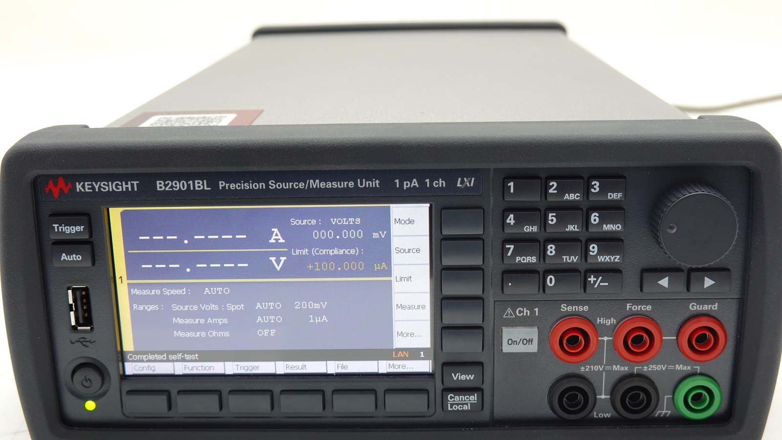 Keysight B2901BL Precision Source/Measure Unit / 1 Channel / 1pA resolution / 21V / 1.5A