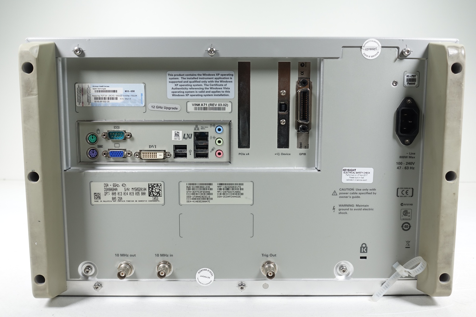 Keysight DSA90604A Infiniium High Performance Oscilloscope / 6 GHz / 20 GSa/s / 4 Channels