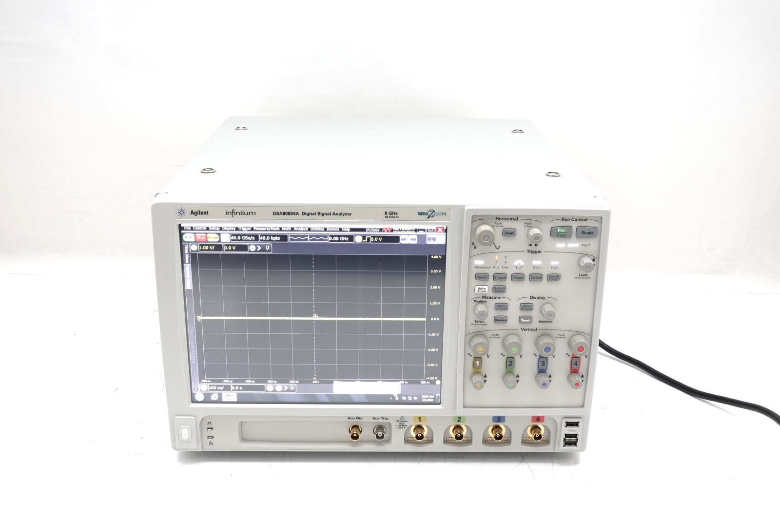 Keysight DSA90804A Infiniium High Performance Oscilloscope / 8GHz / 40GSa/s / 4 Channels / 50M Memory