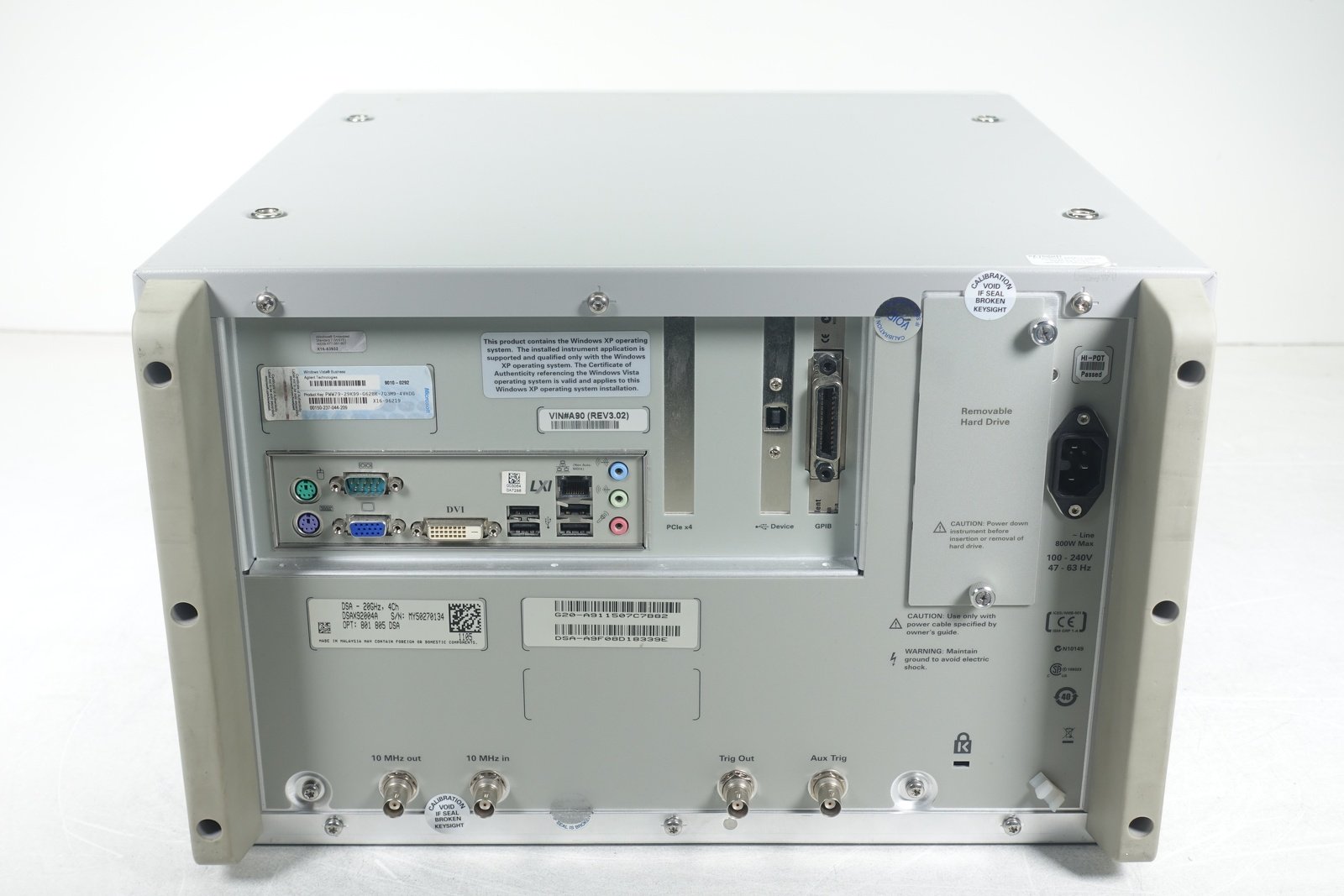 Keysight DSAX92004A Infiniium High-Performance Oscilloscope / 20 GHz / 80/40 GSa/s / 4 Channel / 50M