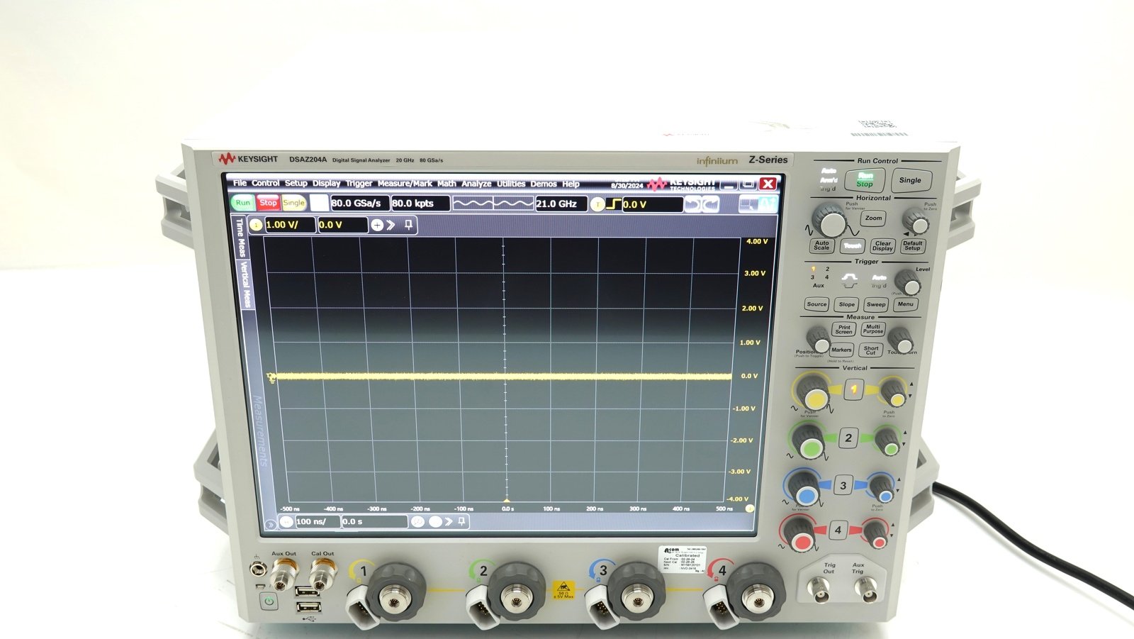 Keysight DSAZ204A Infiniium Oscilloscope / 20 GHz / 80 GSa/s / 4 Channels