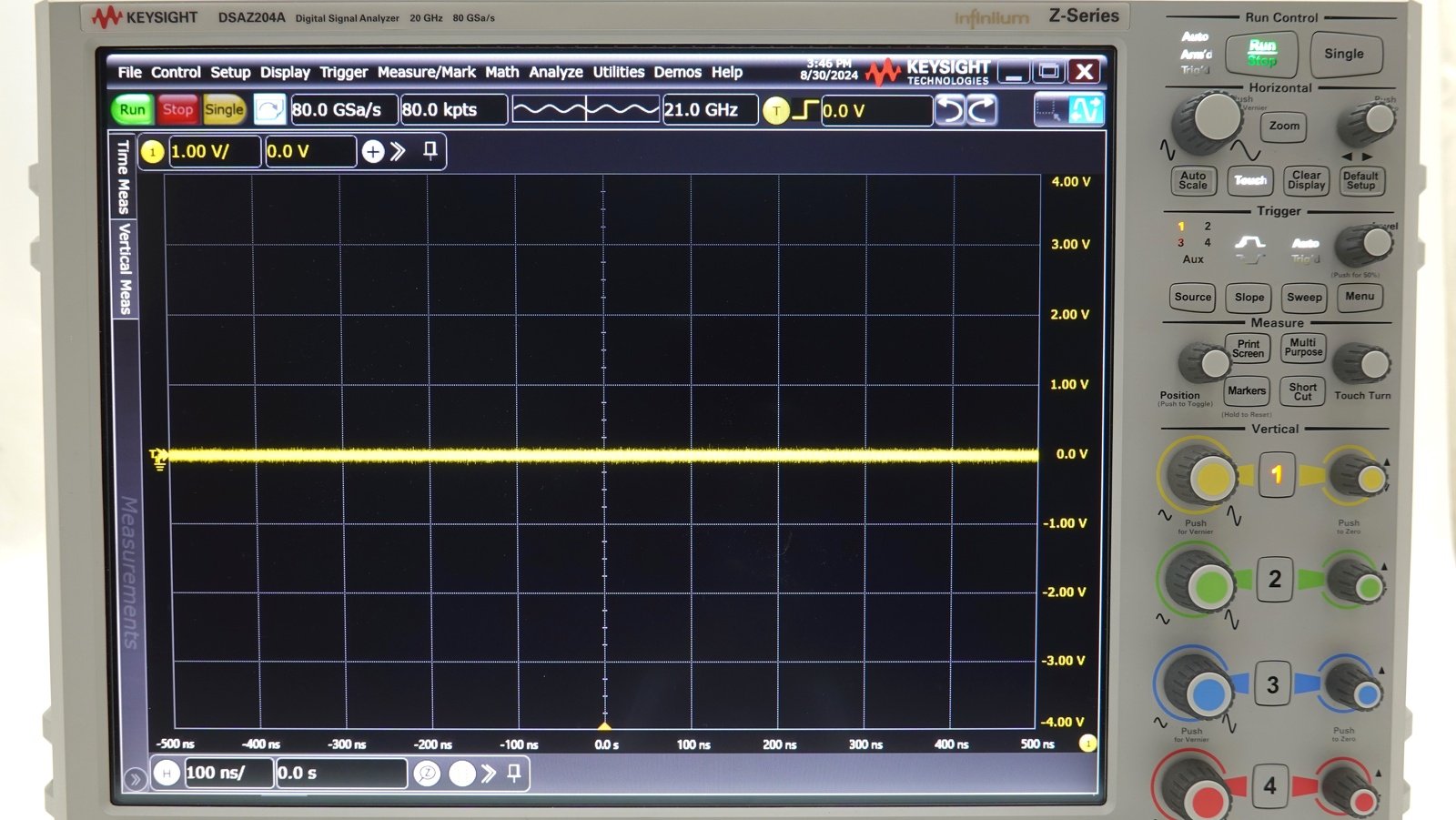 Keysight DSAZ204A Infiniium Oscilloscope / 20 GHz / 80 GSa/s / 4 Channels