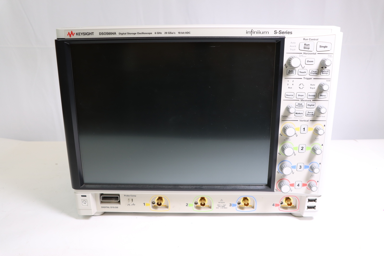 Keysight DSOS604A High-Definition Oscilloscope / 6 GHz / 4 Analog Channels