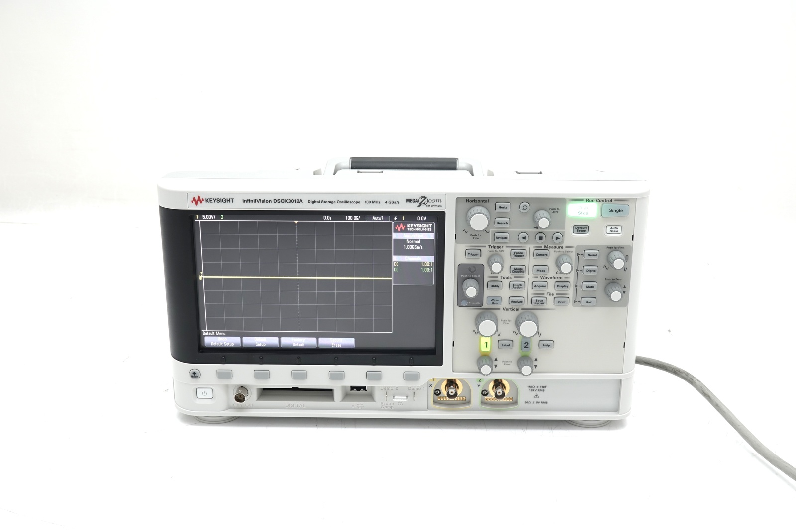 Keysight DSOX3012A Oscilloscope / 100 MHz / 2 Analog Channels