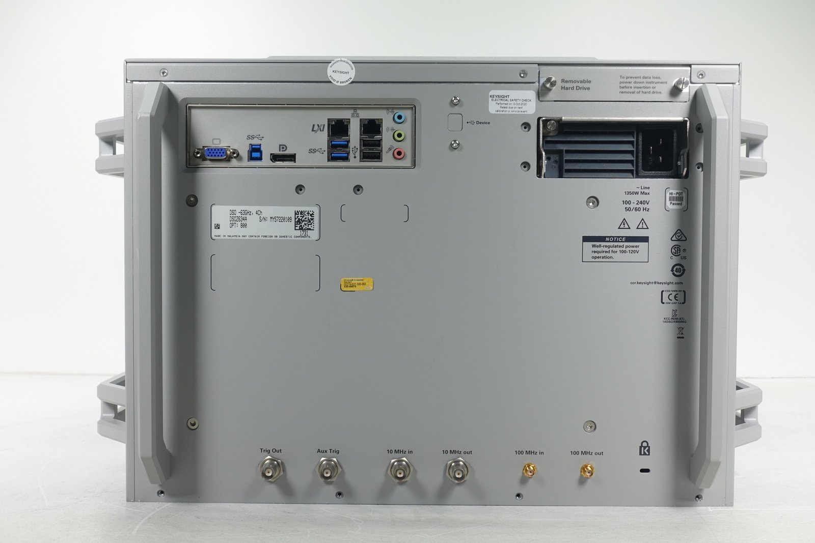 Keysight DSOZ634A Infiniium Oscilloscope / 63 GHz / 160 GSa/s / 4 Channels