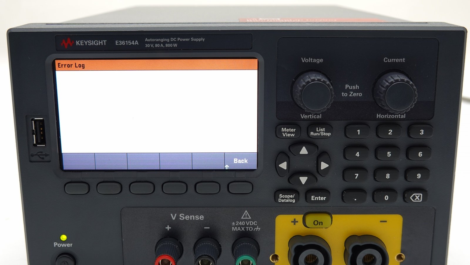 Keysight E36154A DC Power Supply / Single-Output / Auto-range / 30V / 80A / 800W / LAN / USB