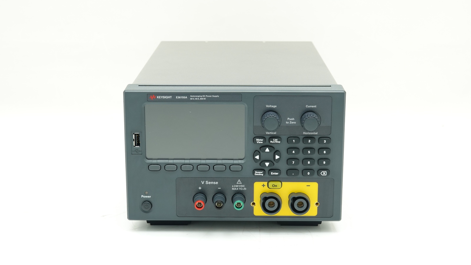 Keysight E36155A DC power supply, single-output, auto-range: 60V, 40A, 800W: LAN, USB