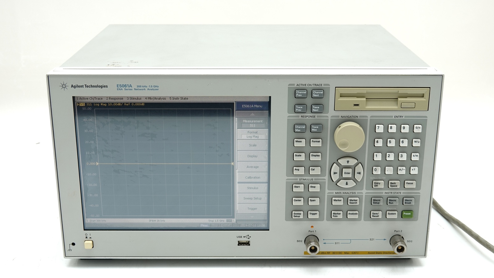 Keysight E5061A Network Analyzers ENA-L RF Network Analyzer / 300 kHz to  1.5 GHz