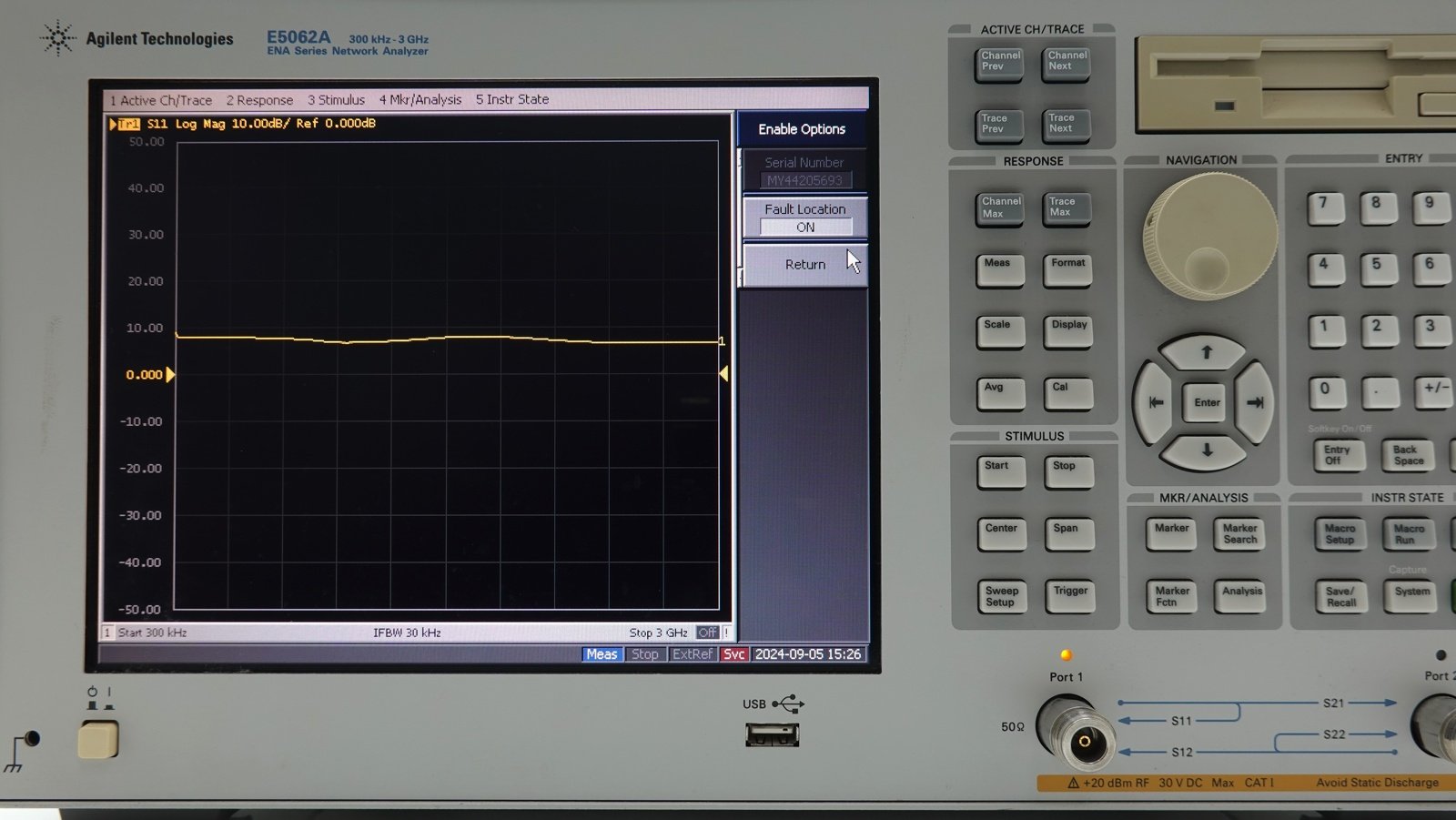 Keysight E5062A-150 T/R Test Set / 50 ohm