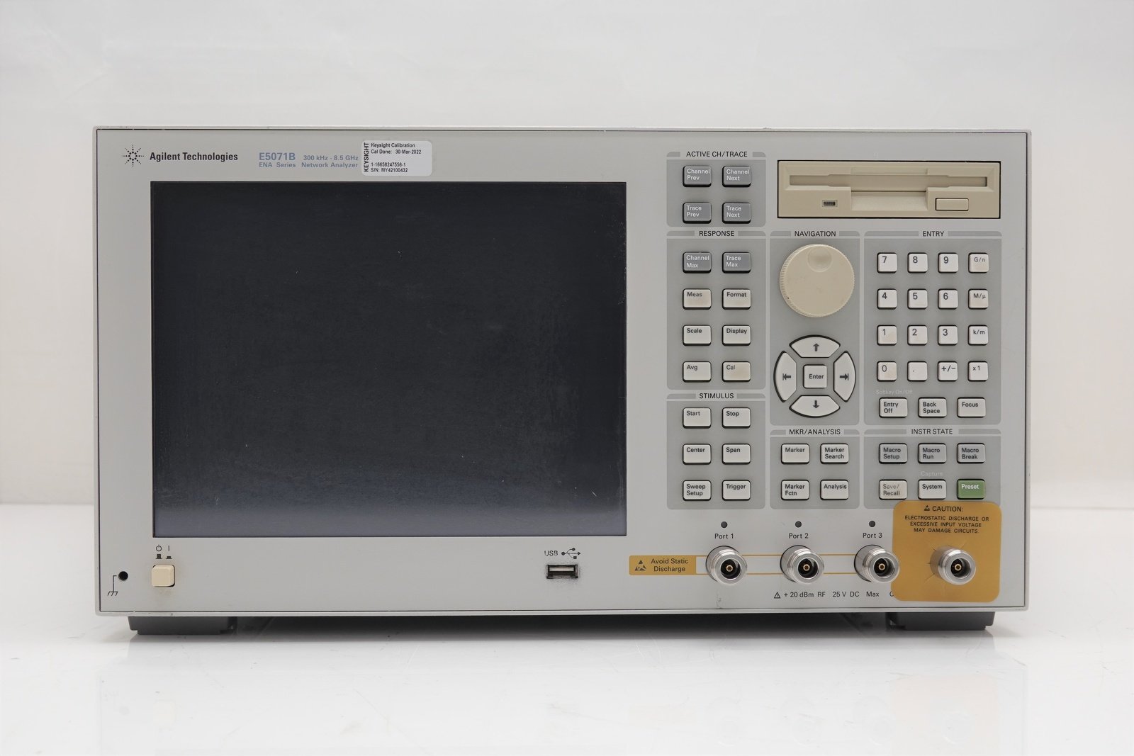 Keysight E5071B-414 4-ports / -50 to 10 dBm