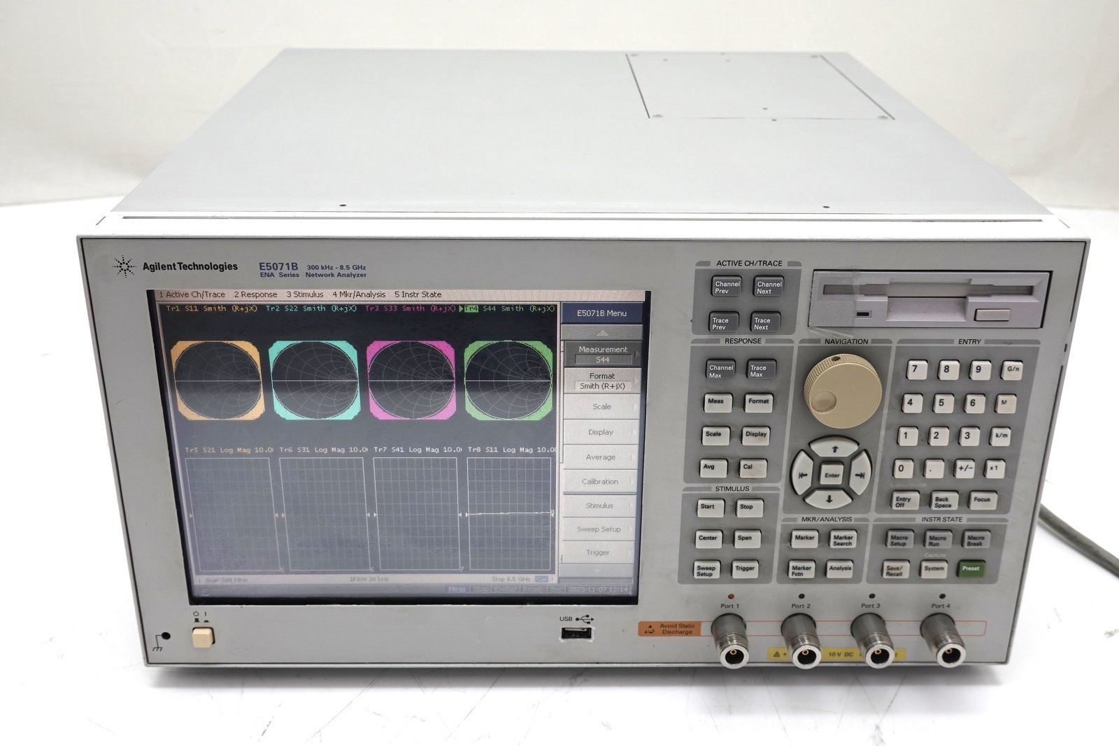 Keysight E5071B-414 4-ports / -50 to 10 dBm