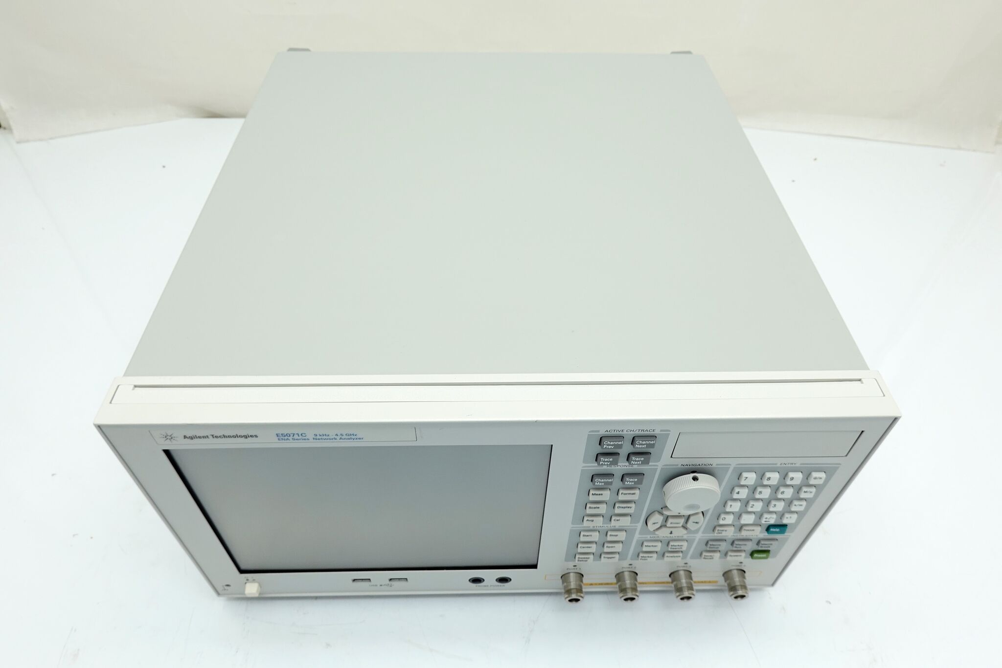 Keysight E5071C-440 4-port Test Set / 9 kHz to 4.5 GHz / Without Bias Tees