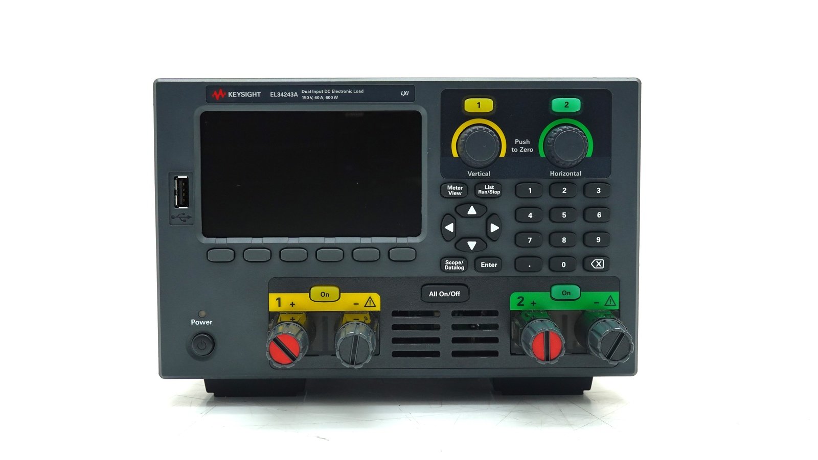 Keysight EL34243A Bench Electronic Load / Dual-input / 2x 150V / 60A / 300W / LAN / USB