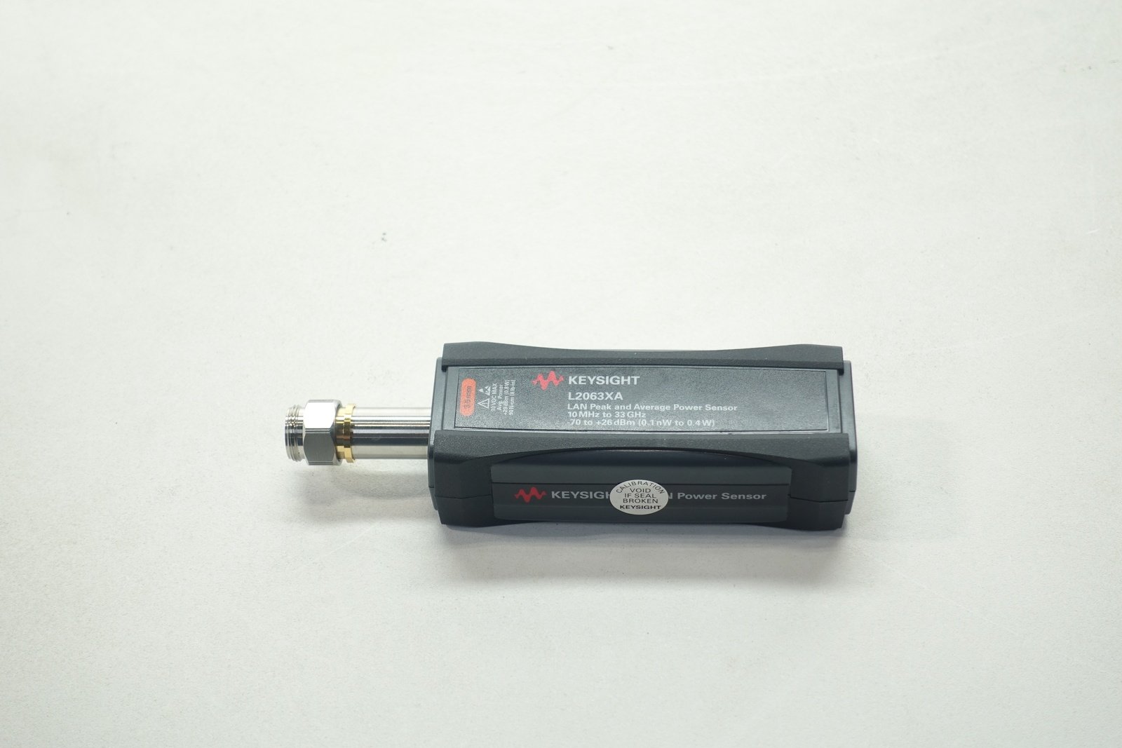 Keysight L2063XA LAN Wide Dynamic Range Average & Peak Power Sensor / 10 MHz to 33 GHz