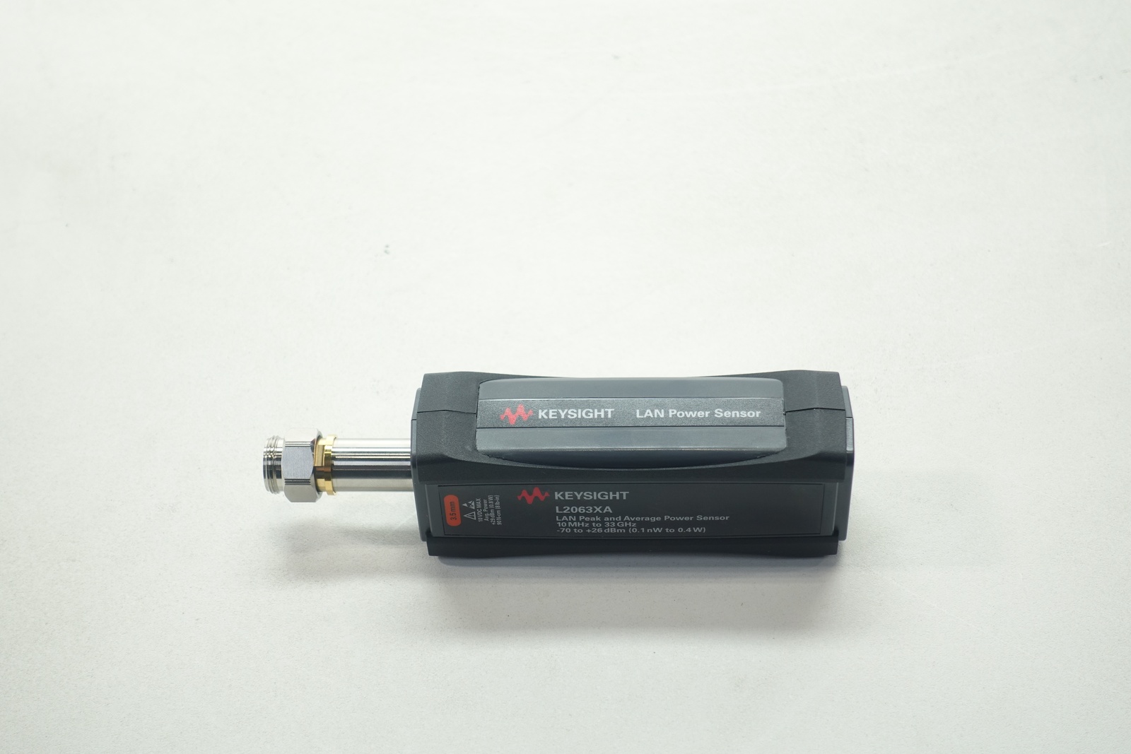 Keysight L2063XA LAN Wide Dynamic Range Average & Peak Power Sensor / 10 MHz to 33 GHz