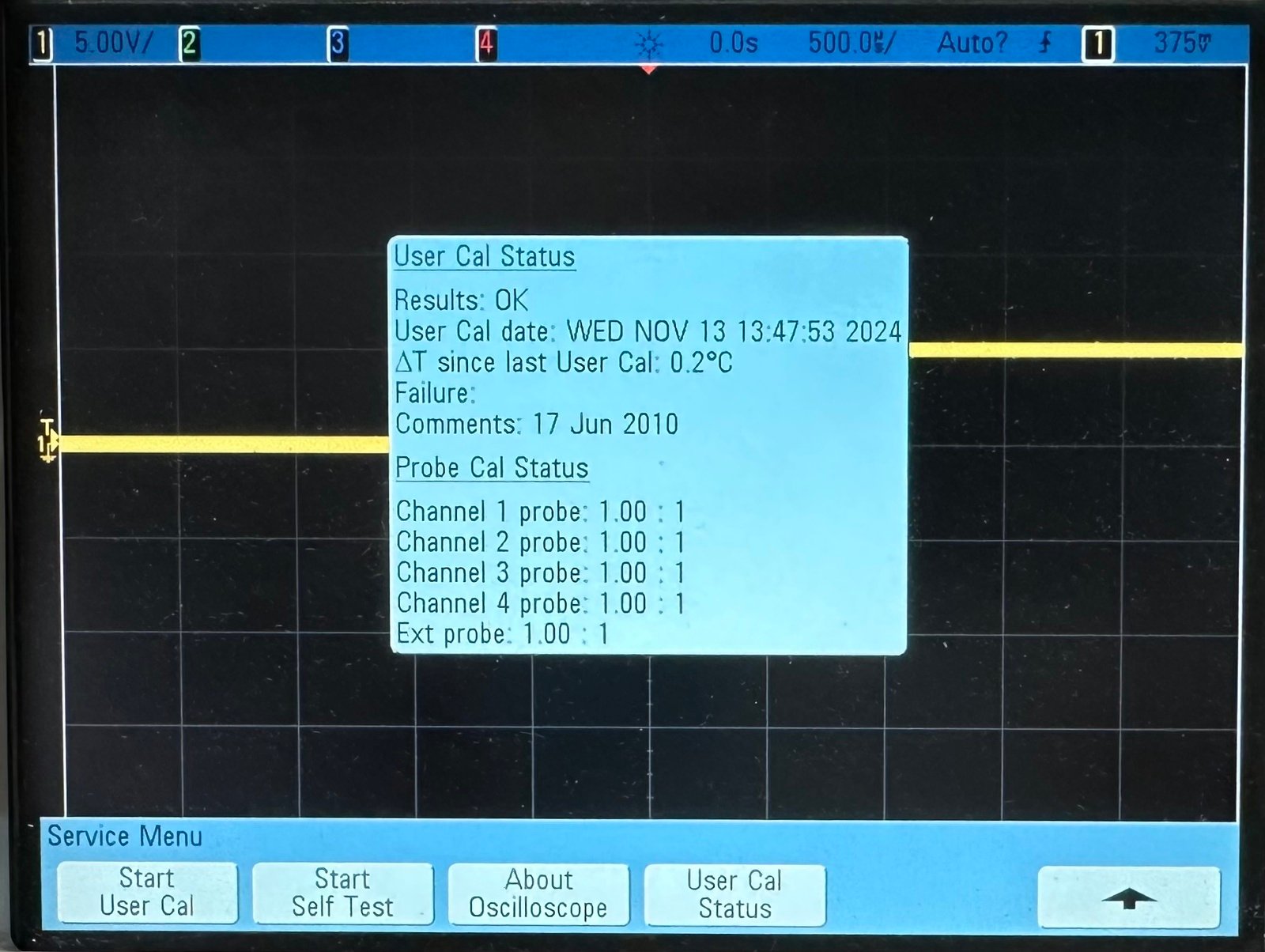 Keysight MSO6034A Mixed Signal Oscilloscope / 300 MHz / 4 Analog Plus 16 Digital Channels