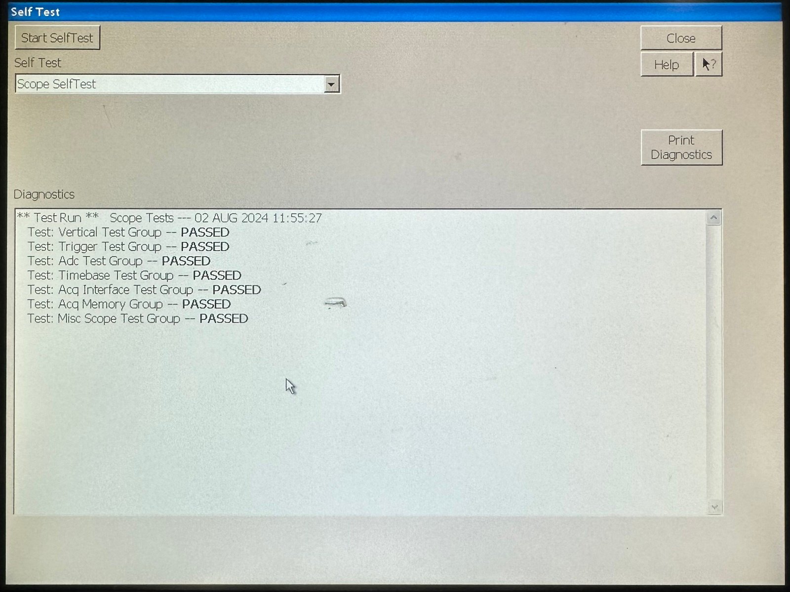 Keysight MSO8104A Infiniium Mixed Signal Oscilloscope / 1 GHz / 4 Scope and 16 Digital Channels