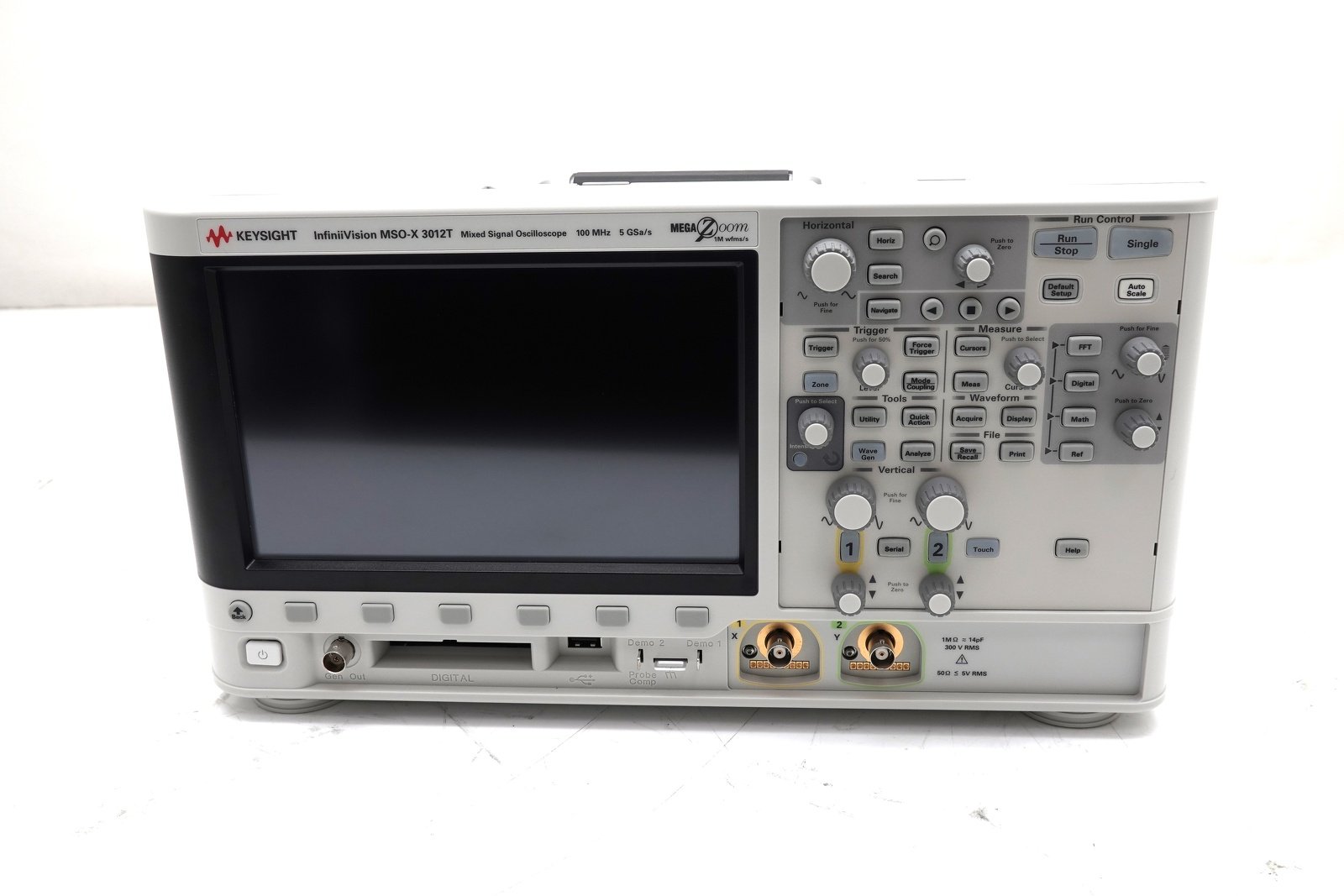 Keysight MSOX3012T Mixed Signal Oscilloscope / 100 MHz / 2 Analog Plus 16 Digital Channels