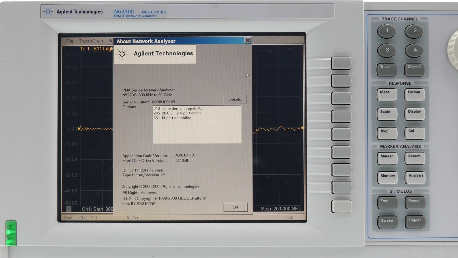 Keysight N5230C-245 300 MHz to 20 GHz / 4-port / Configurable Test Set / Extended Power Range