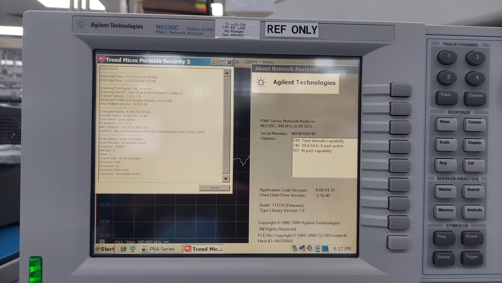 Keysight N5230C-245 300 MHz to 20 GHz / 4-port / Configurable Test Set / Extended Power Range