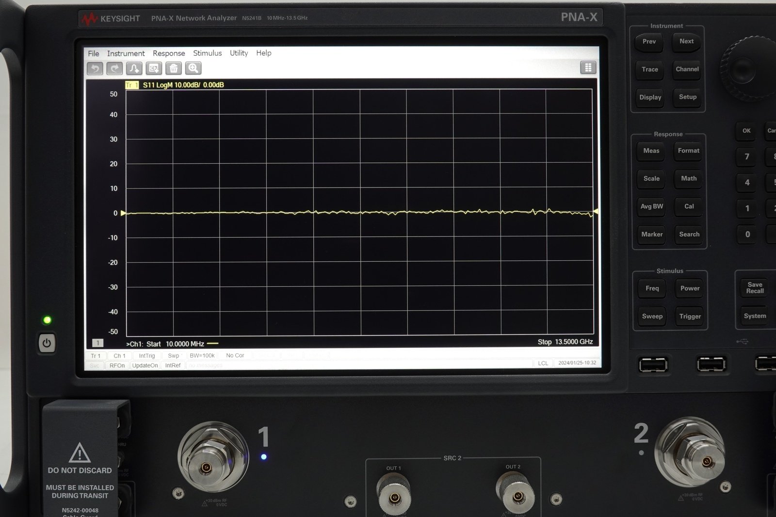 Keysight N5241B PNA-X Network Analyzer / 900Hz/10MHz to 13.5GHz