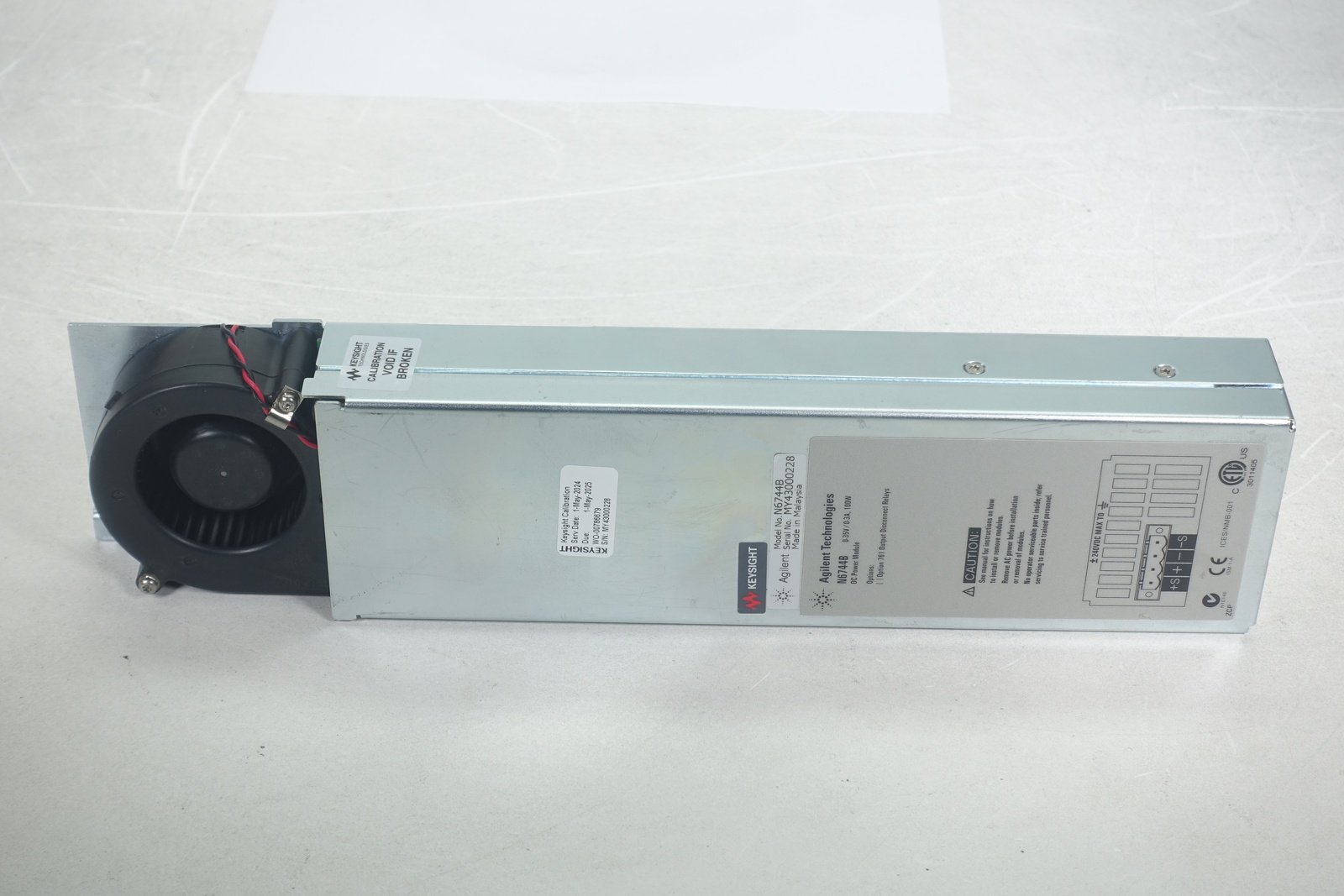 Keysight N6744B DC Power Module / 35V / 3A / 105W