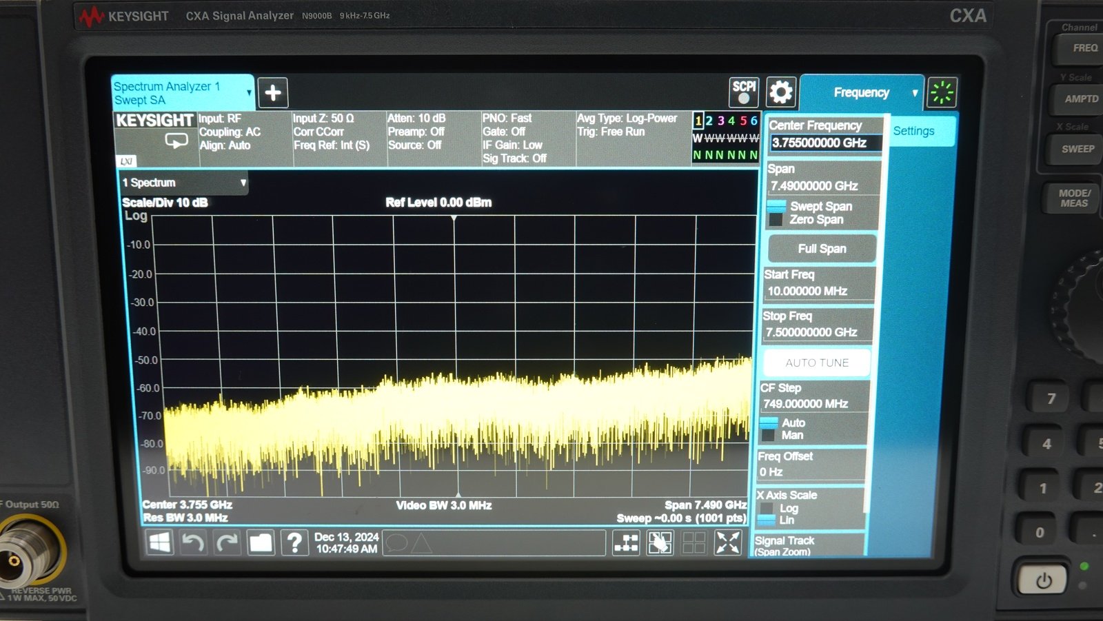 Keysight N9000B-507 9 kHz to 7.5 GHz