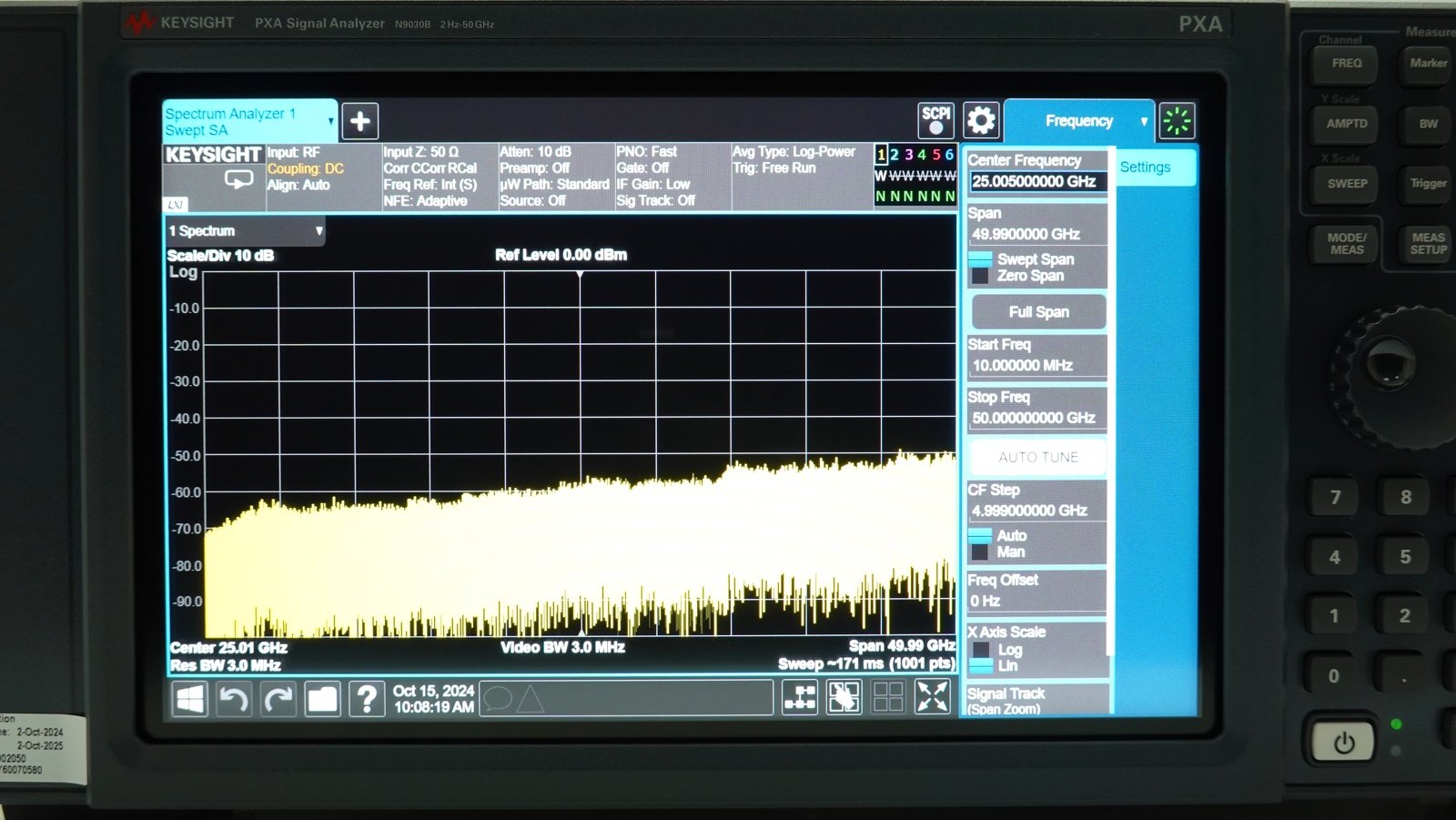 Keysight N9030B-550 2 Hz to 50 GHz