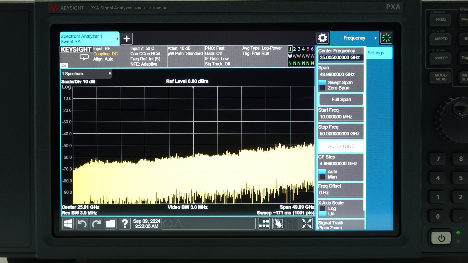 Keysight N9030B-550 2 Hz to 50 GHz