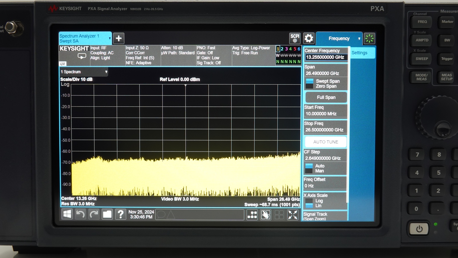 Keysight N9032B-526 2 Hz to 26.5 GHz