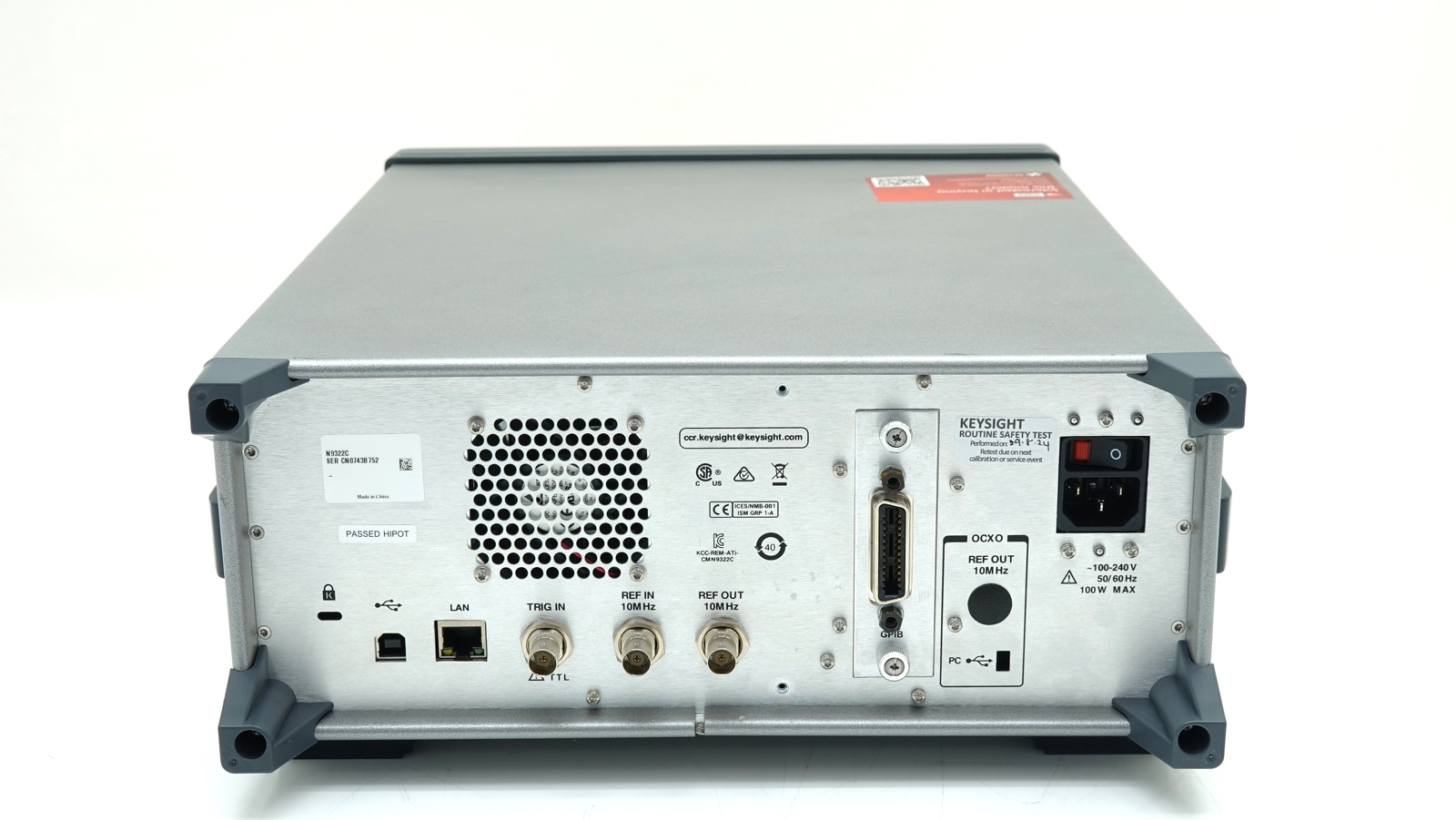 Keysight N9322C Basic Spectrum Analyzer (BSA) / 9 kHz to 7 GHz