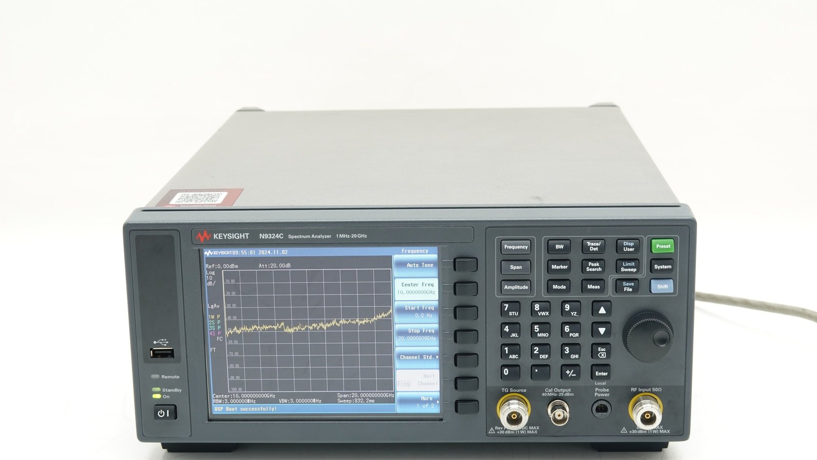 Keysight N9324C Basic Spectrum Analyzer / 1 MHz to 20 GHz