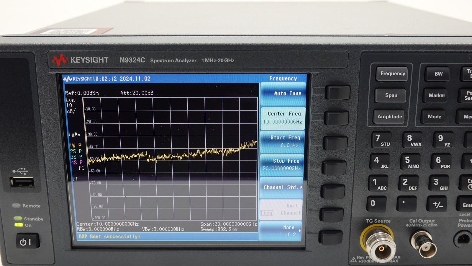 Keysight N9324C Basic Spectrum Analyzer / 1 MHz to 20 GHz