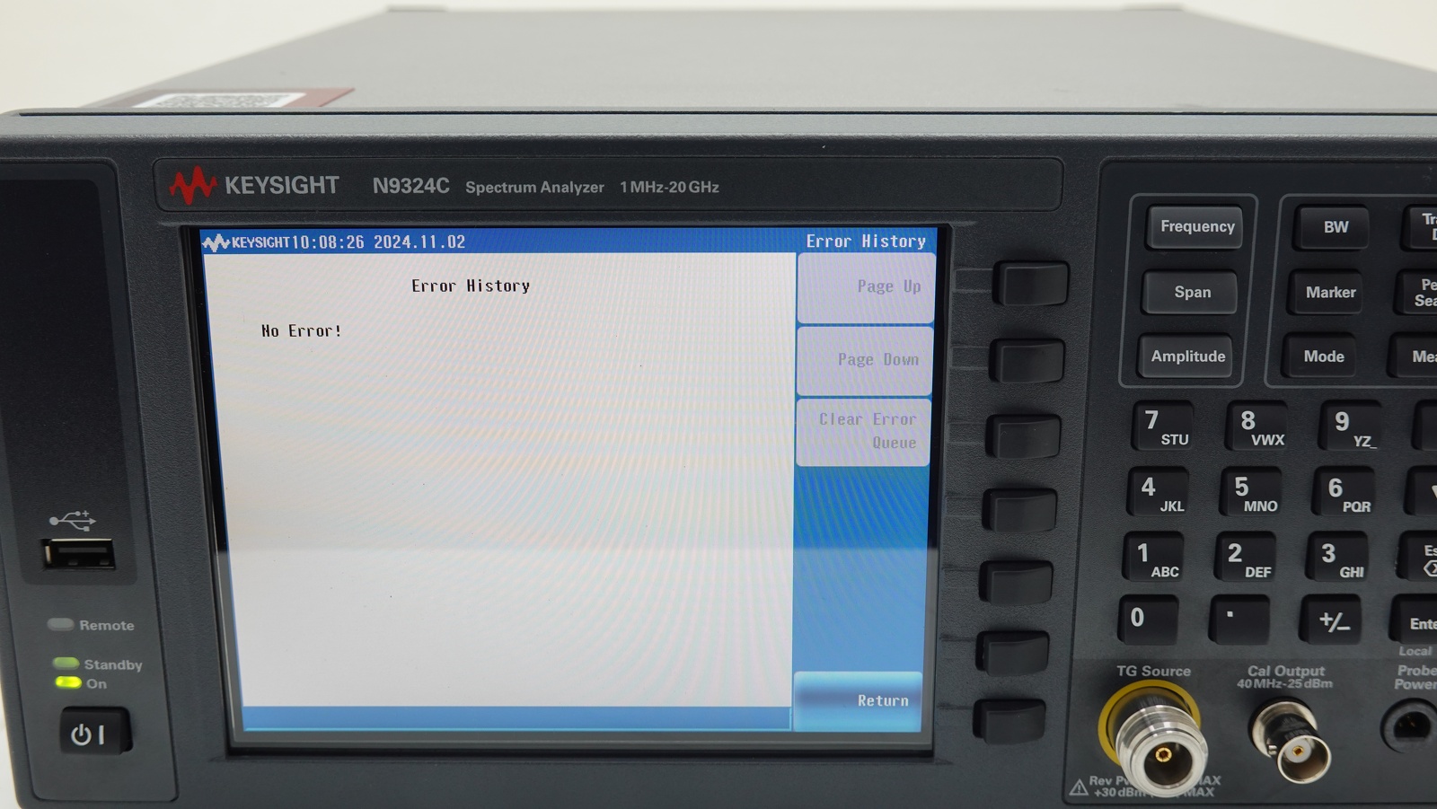 Keysight N9324C Basic Spectrum Analyzer / 1 MHz to 20 GHz