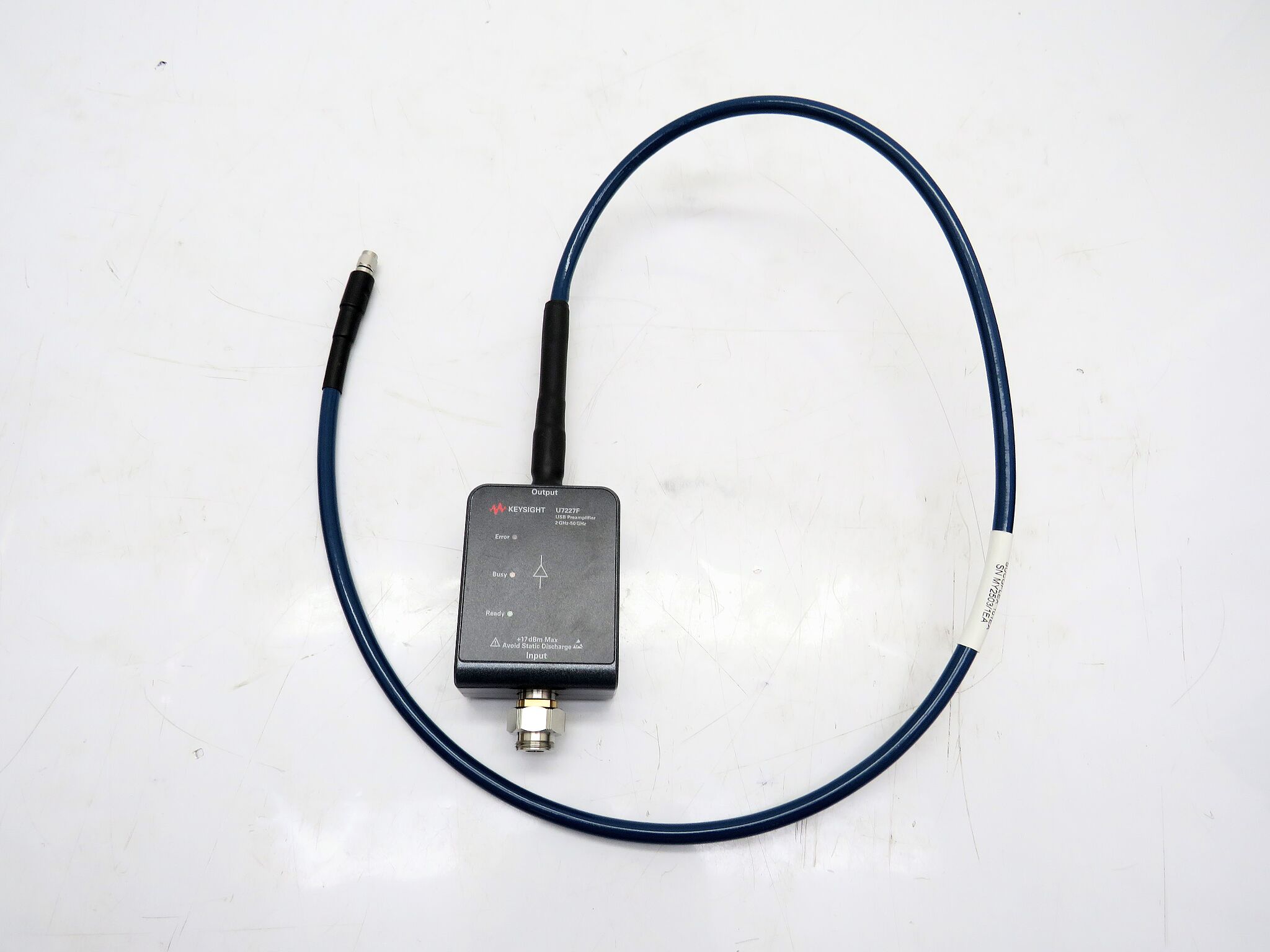 Keysight U7227F USB Preamplifier / 2 GHz to 50 GHz